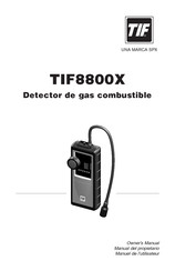 TIF 8800X Manual Del Propietário