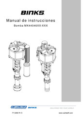 Carlisle MX440CL-SMH Manual De Instrucciones