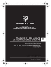 Hercules NOS FS SPORT Manual De Instrucciones