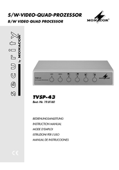 Monacor security TVSP-43 Manual De Instrucciones