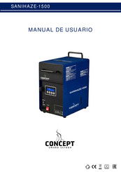 Concept Smoke Screen SANIHAZE-1500 Manual De Usuario