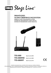 IMG STAGELINE TXS-880 Manual De Instrucciones