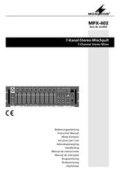 Monacor MPX-402 Manual De Instrucciones