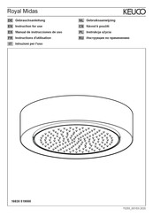 KEUCO Royal Midas 16830 519000 Manual De Instrucciones De Uso