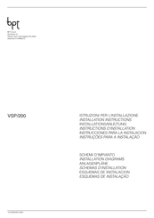 Bpt VSP/200 Instrucciones Para La Instalación