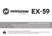 Horizon Fitness EX-59 Manual Del Propietário