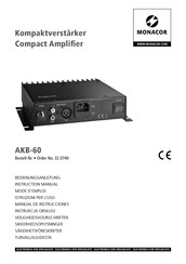 Monacor AKB-60 Manual De Instrucciones