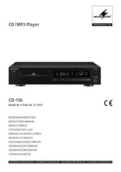 Monacor CD-156 Manual De Instrucciones
