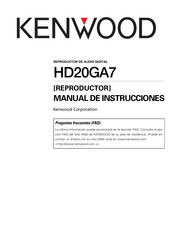 Kenwood HD20GA7 Manual De Instrucciones