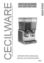 Cecilware ARTIC DELUXE Serie Manual De Instrucciones