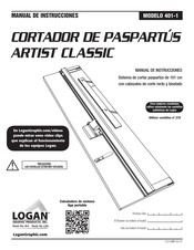 Logan Graphic Products ARTIST CLASSIC 401-1 Manual De Instrucciones