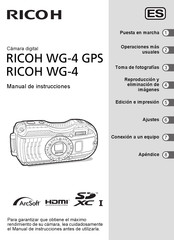Ricoh WG-4 GPS Manual De Instrucciones