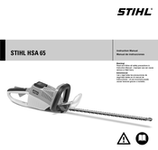 Stihl HSA 65 Manual De Instrucciones