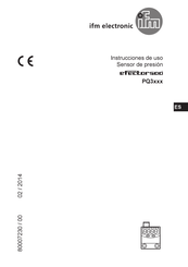 IFM Electronic EFECTOR 500 PQ3 Serie Instrucciones De Uso