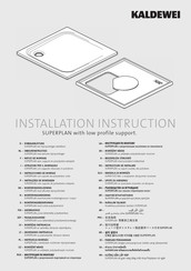 Kaldewei SUPERPLAN Instrucciones De Montaje