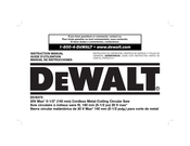 DeWalt DCS373 Manual De Instrucciones