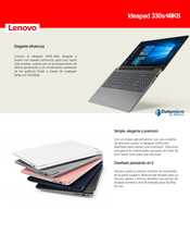 Lenovo Ideapad 330s-14IKB Manual De Instrucciones