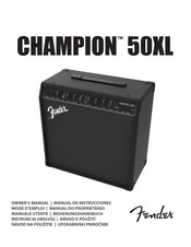 Fender Champion 50XL Manual De Instrucciones