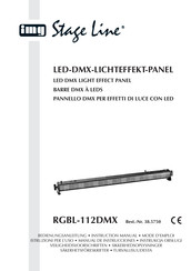 IMG STAGELINE RGBL-112DMX Manual De Instrucciones