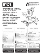 Ryobi TS1345L Manual Del Operador