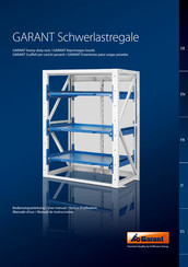 Garant heavy-duty rack Manual De Instrucciones