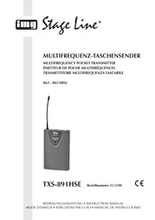 IMG STAGELINE TXS-891HSE Manual De Instrucciones