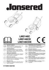 Jonsered LM2146CDE Manual Del Operador