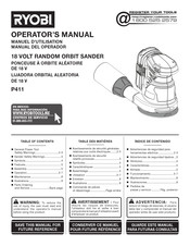 Ryobi P411 Manual Del Operador