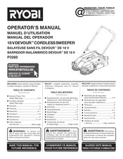 Ryobi P3260 Manual Del Operador