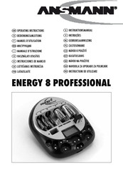 Ansmann ENERGY 8 PROFESSIONAL Instrucciones De Manejo