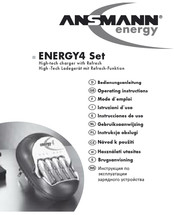 ANSMANN ENERGY4 Set Instrucciones De Uso