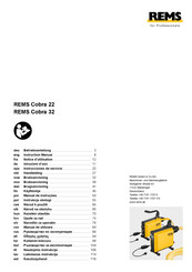 REMS Cobra 22 Instrucciones De Servicio