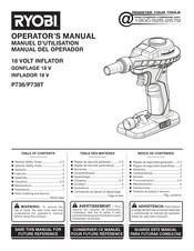 Ryobi P738 Manual Del Operador