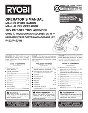 Ryobi P423 Manual Del Operador