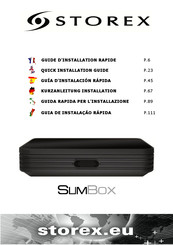 Storex SlimBox Guía De Instalación Rápida