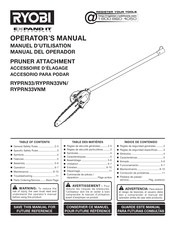 Ryobi RYPRN33VNM Manual Del Operador