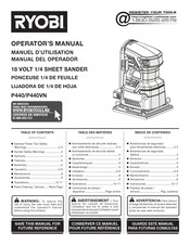Ryobi P440 Manual Del Operador