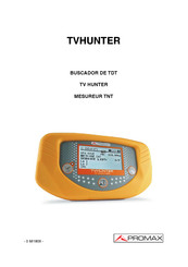 Promax TVHUNTER Manual De Instrucciones