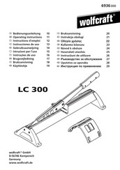 wolfcraft LC 300 Instrucciones De Uso