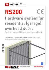 FlexiForce RS200 Manual De Instalación, Utilización Y Mantenimiento