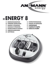 ANSMANN ENERGY 8 PROFESSIONAL Instrucciones De Manejo