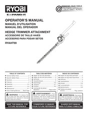 Ryobi RYAHT99 Manual Del Operador
