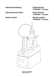 SCHOTT TITRONIC 110 plus Manual De Instrucciones