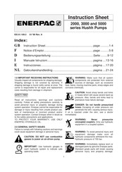 Enerpac 2000 Serie Instrucciones