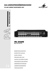 Monacor PA-24AFE Manual De Instrucciones