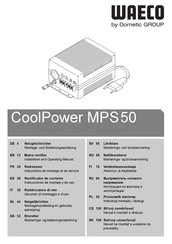 Dometic GROUP WAECO CoolPower MPS50 Instrucciones De Montaje