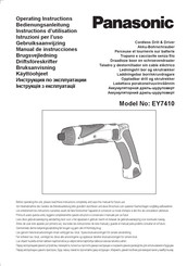 Panasonic EY7410 Manual De Instrucciones