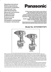 Panasonic EY7270 Manual De Instrucciones