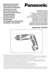 Panasonic EY7411 Manual De Instrucciones