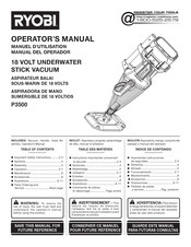 Ryobi P3500 Manual Del Operador